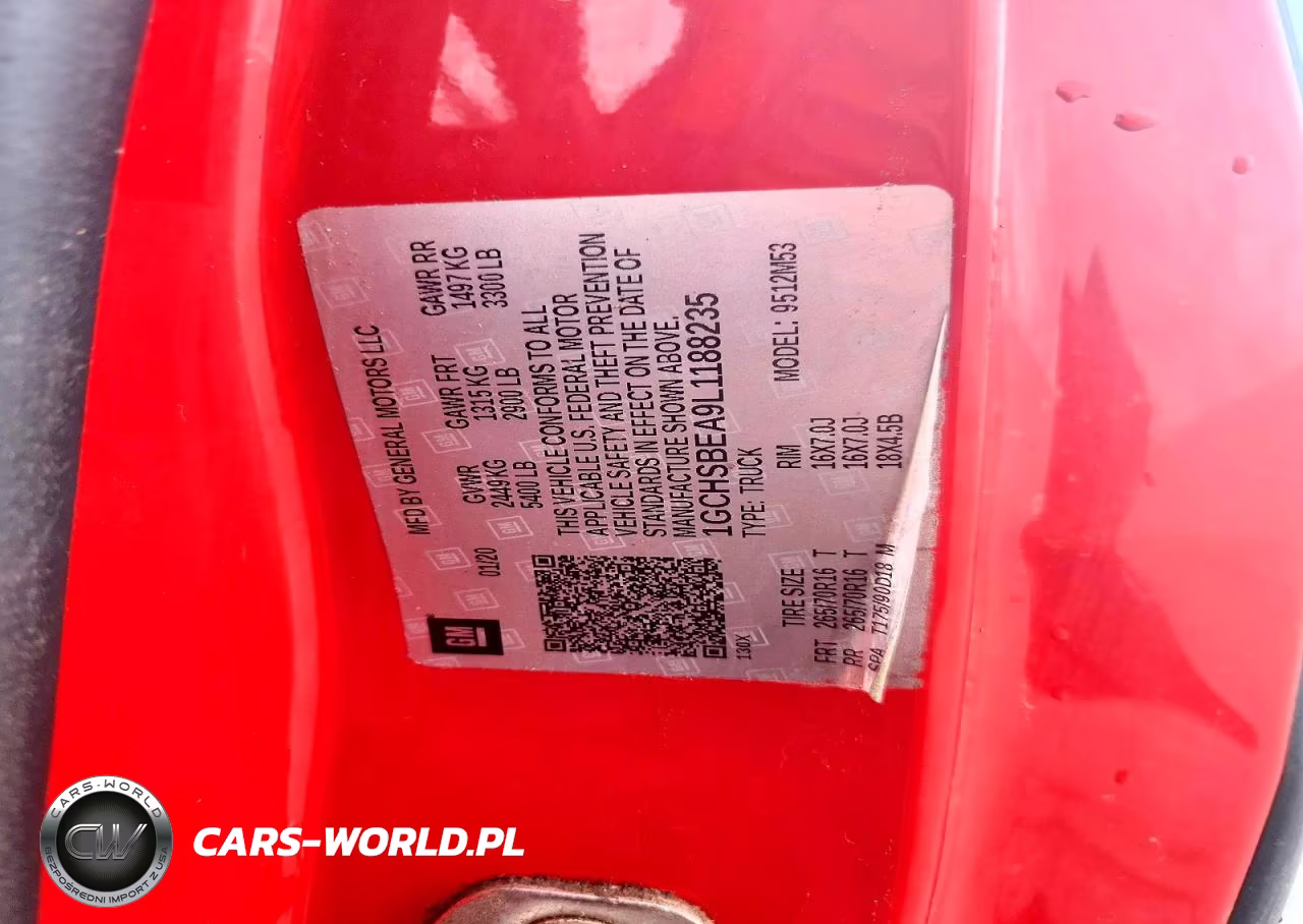 2020 Chevrolet Colorado VIN:1GCHSBEA9L1188235 - 12