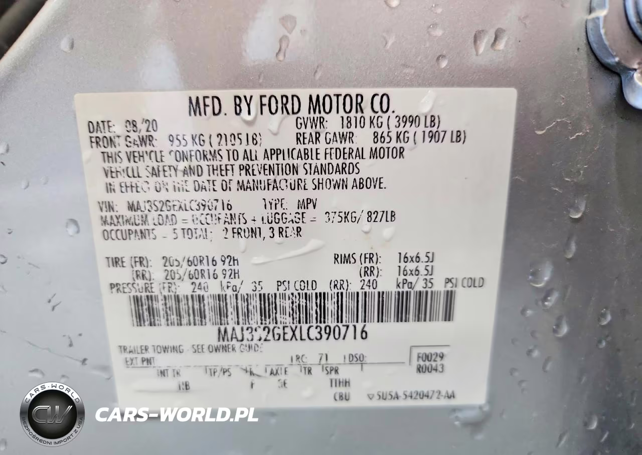 2020 Ford Ecosport Se VIN:MAJ3S2GEXLC390716 - 13