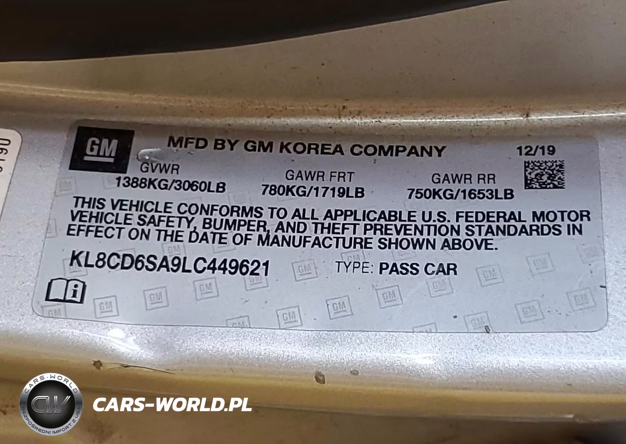 2020 Chevrolet Spark 1Lt VIN:KL8CD6SA9LC449621 - 13