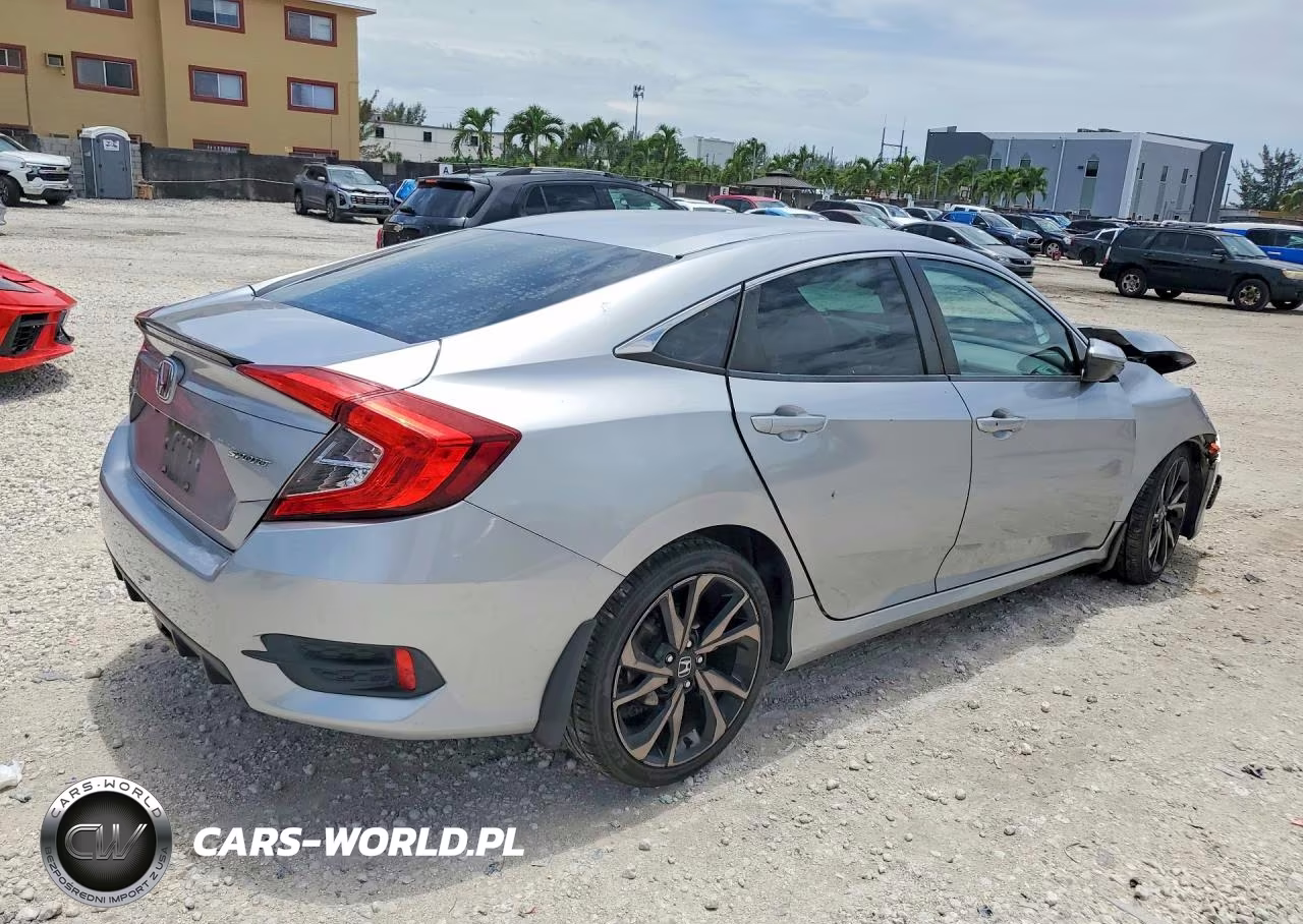 2019 Honda Civic Sport VIN:2HGFC2F84KH600448 - 3