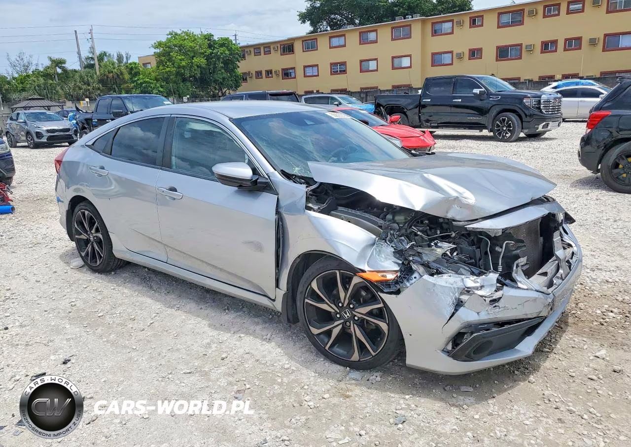 2019 Honda Civic Sport VIN:2HGFC2F84KH600448 - 4