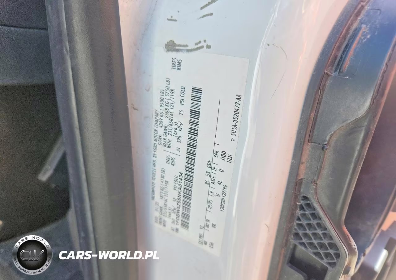 2022 Ford Transit T-350 Refrigerated Box Truck VIN:1FDBW5Z88NKA01434 - 12