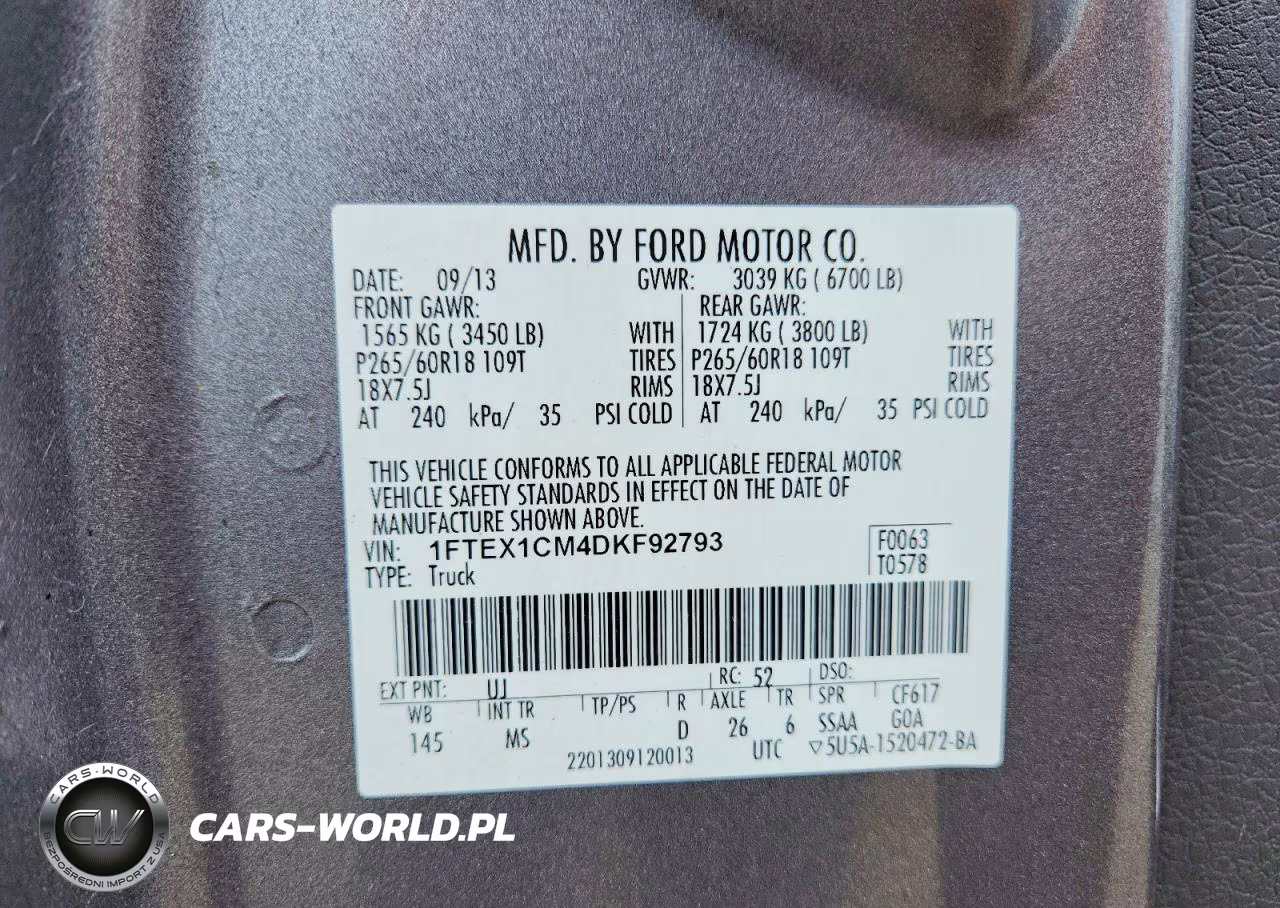 2013 Ford F150 Super Cab VIN:1FTEX1CM4DKF92793 - 12