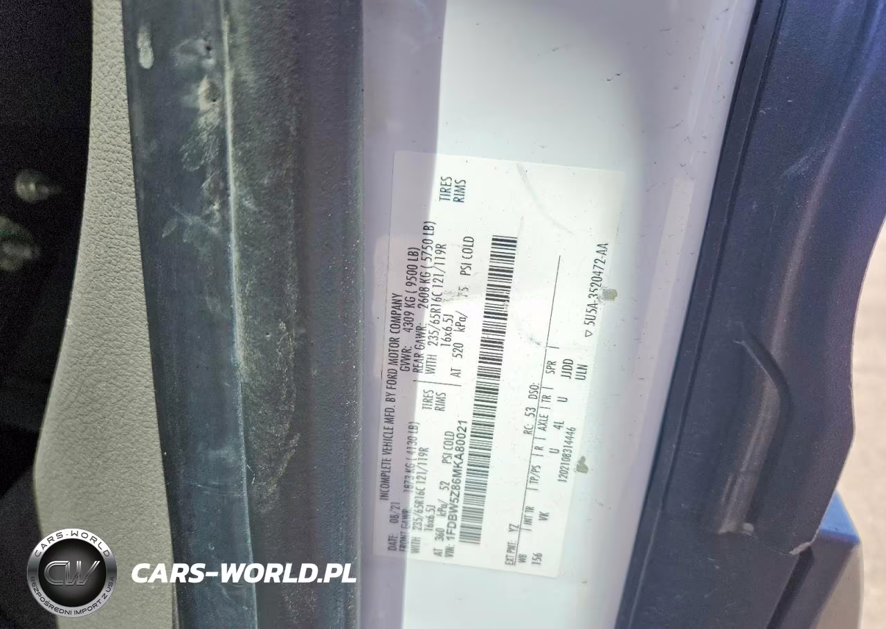 2021 Ford Transit Refrigerated Box Truck VIN:1FDBW5Z86MKA80021 - 12