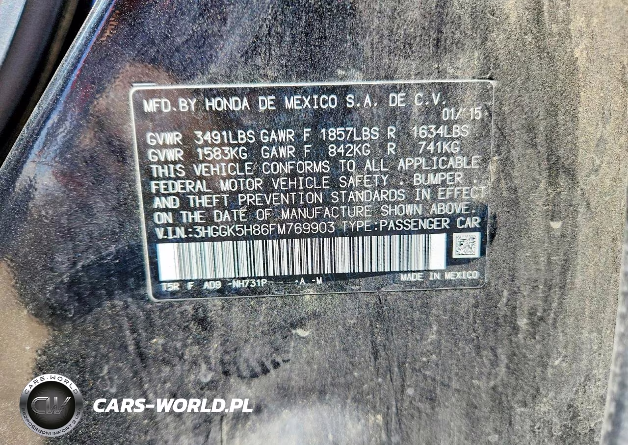 2015 Honda Fit Ex VIN:3HGGK5H86FM769903 - 13