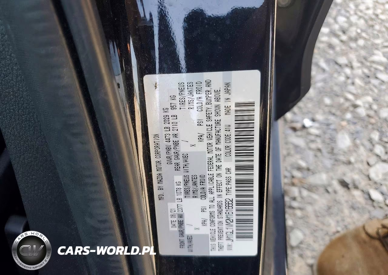 2021 Mazda 6 Touring VIN:JM1GL1VM2M1616662 - 12