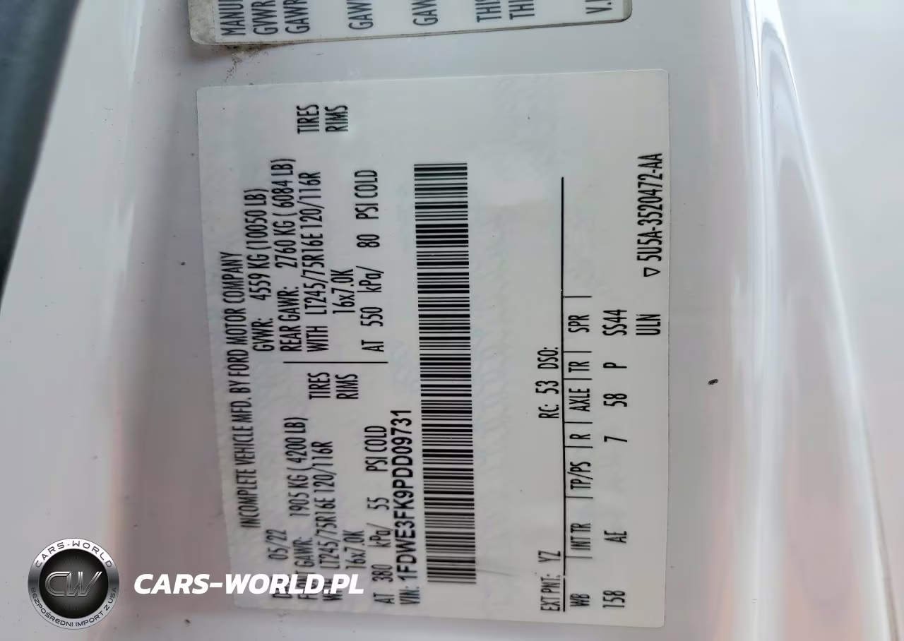 2023 Ford E350 Refrigerated Box Truck VIN:1FDWE3FK9PDD09731 - 12
