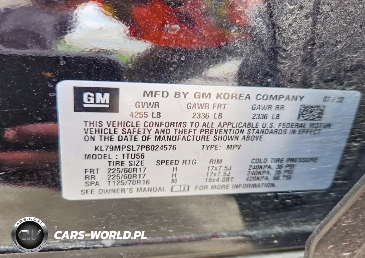 2023 Chevrolet Trailblazer Lt VIN:KL79MPSL7PB024576 - 12
