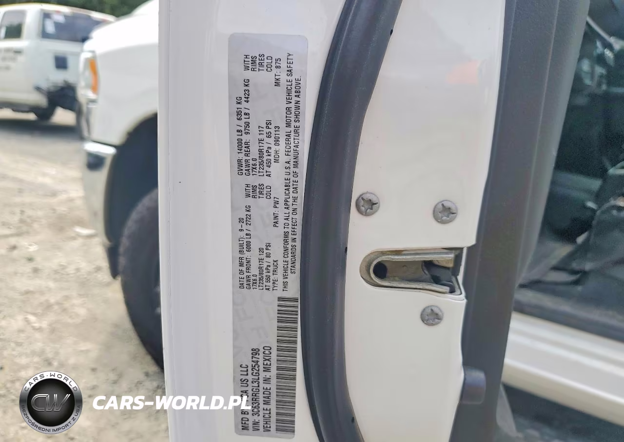 2020 Ram 3500 Tradesman VIN:3C63RRGL3LG254798 - 13