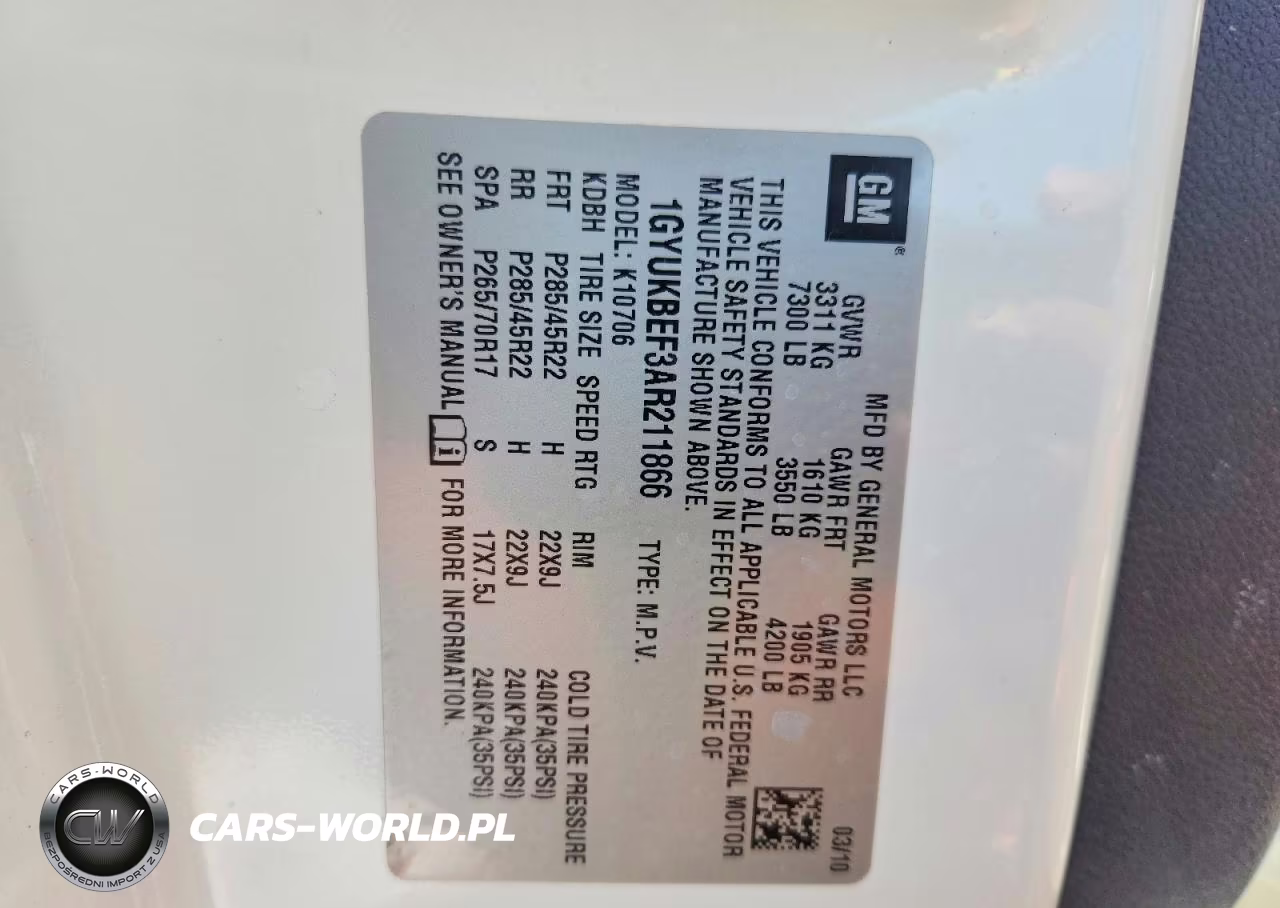 2010 Cadillac Escalade Luxury VIN:1GYUKBEF3AR211866 - 12
