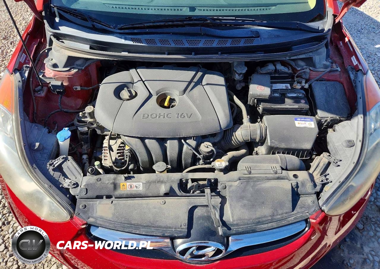 2013 Hyundai Elantra Gls VIN:KMHDH4AE5DU488996 - 11