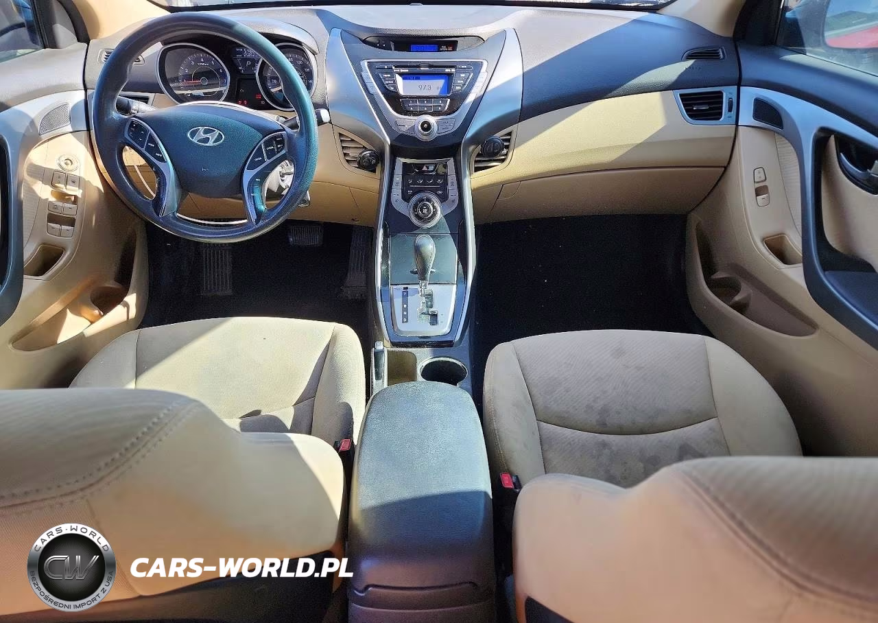 2013 Hyundai Elantra Gls VIN:KMHDH4AE5DU488996 - 8