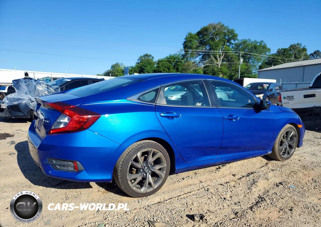 2020 Honda Civic Sport VIN:19XFC2E89LE025227 - 3