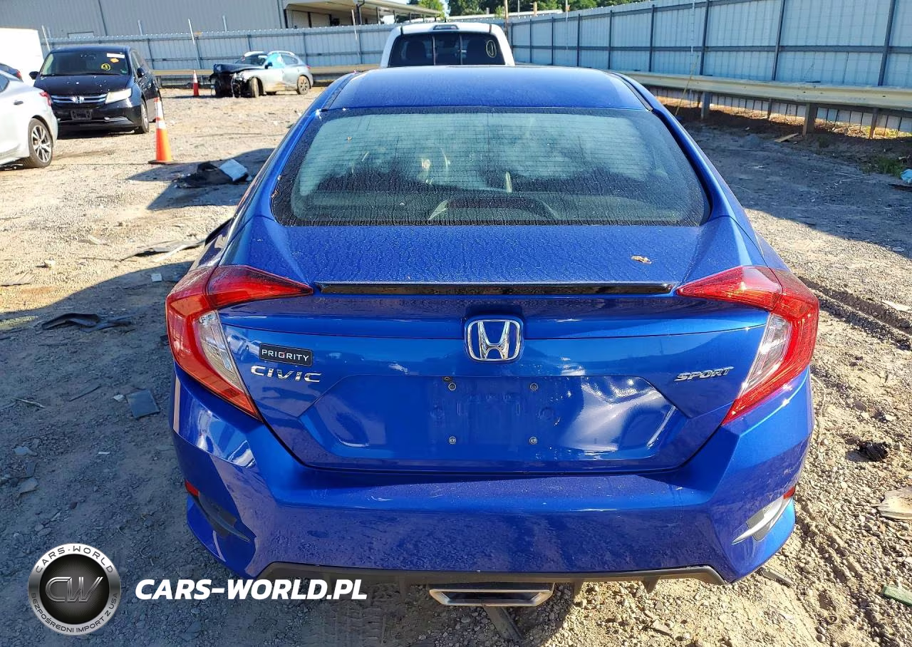 2020 Honda Civic Sport VIN:19XFC2E89LE025227 - 6