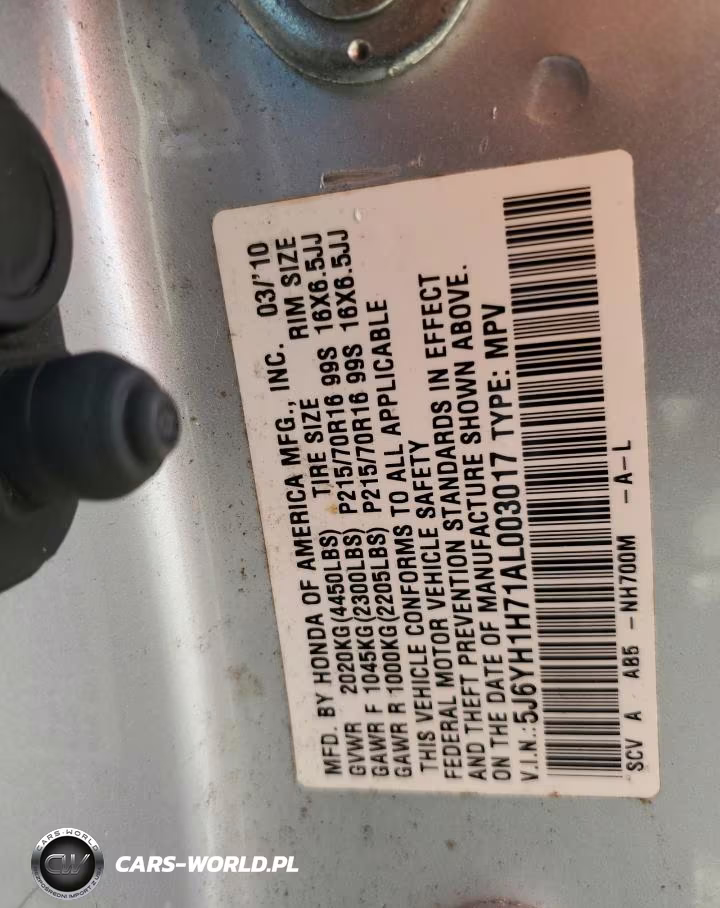 2010 Honda Element Ex VIN:5J6YH1H71AL003017 - 13