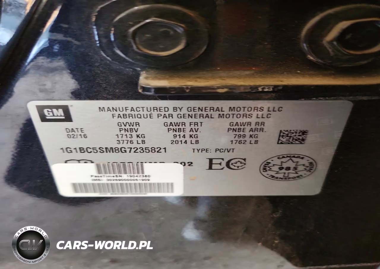 2016 Chevrolet Cruze Ls Auto VIN:1G1BC5SM8G7235821 - 12