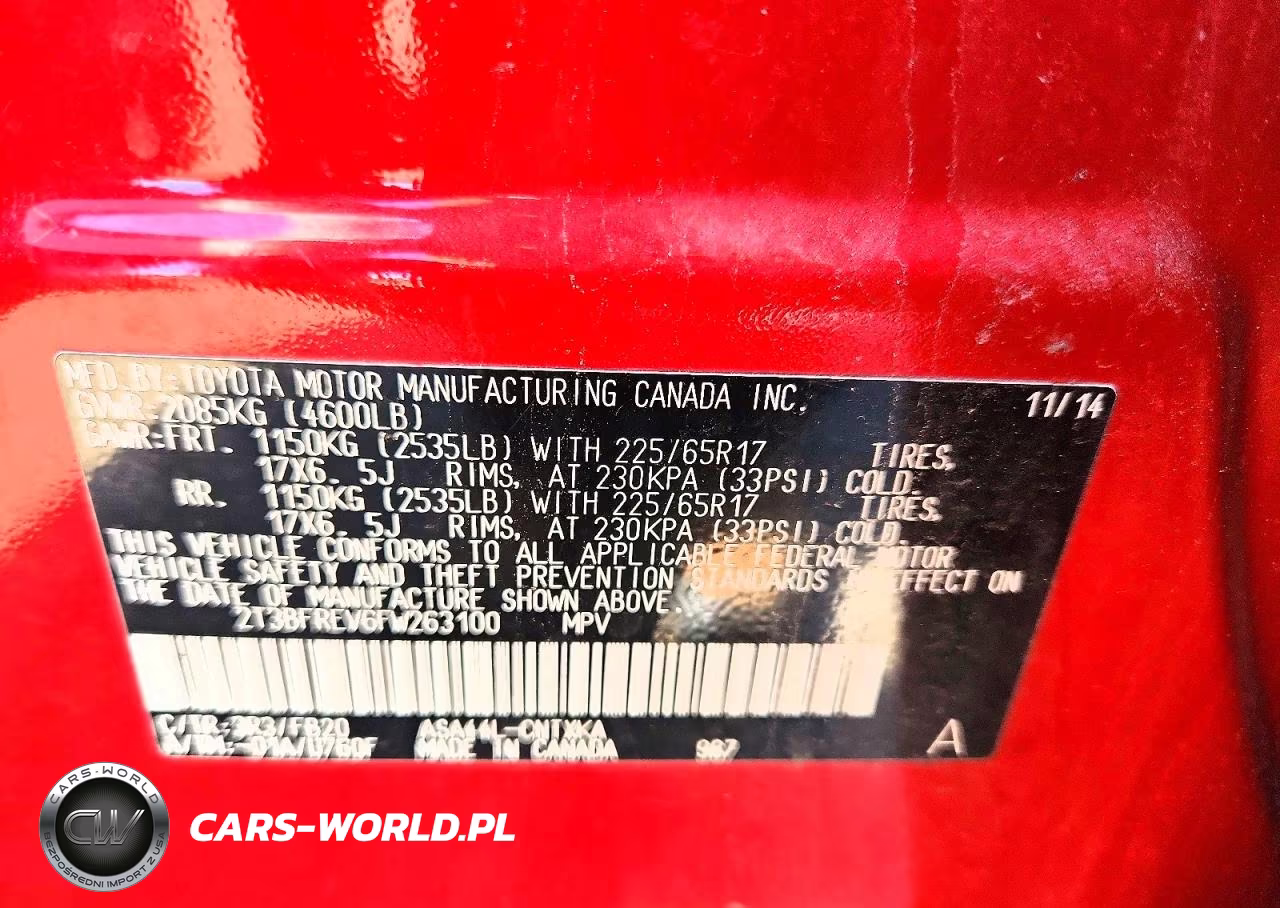 2015 Toyota Rav4 Le VIN:2T3BFREV6FW263100 - 13