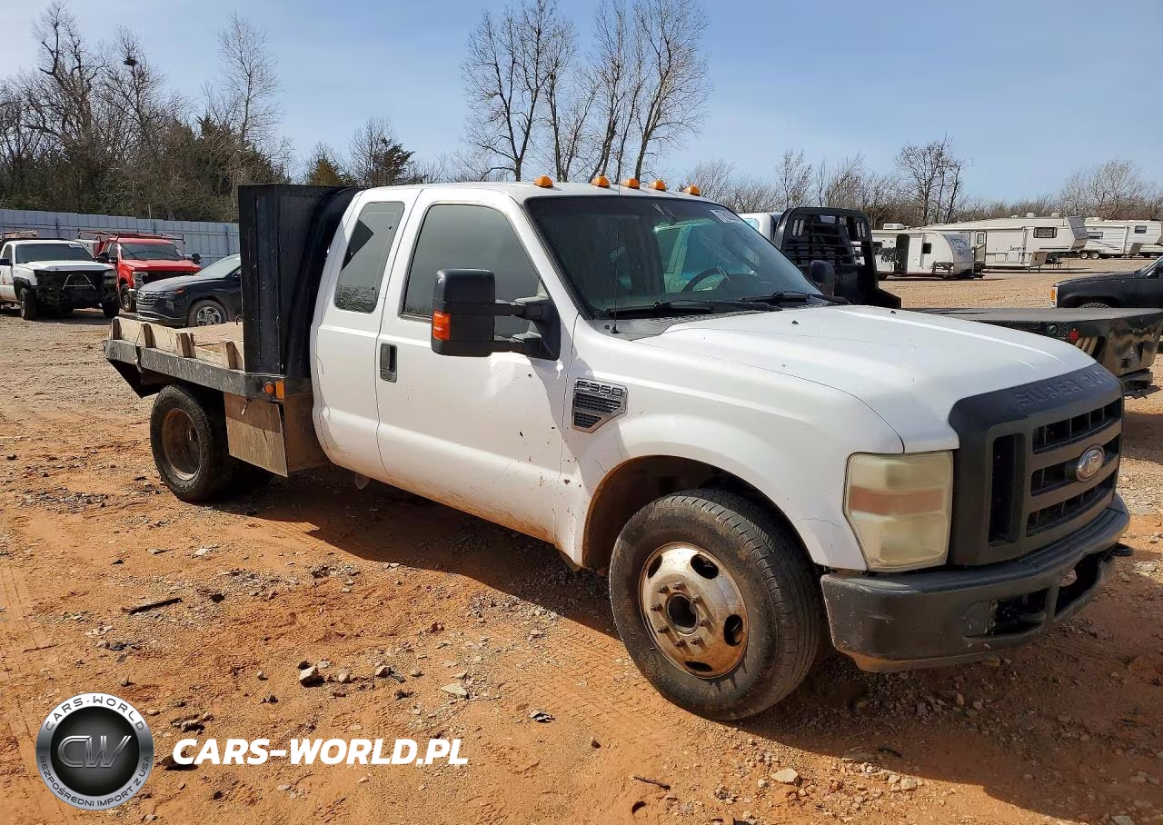 2008 Ford F350 Super Duty Flatbed Truck VIN:1FDWX36Y98EE46677 - 4