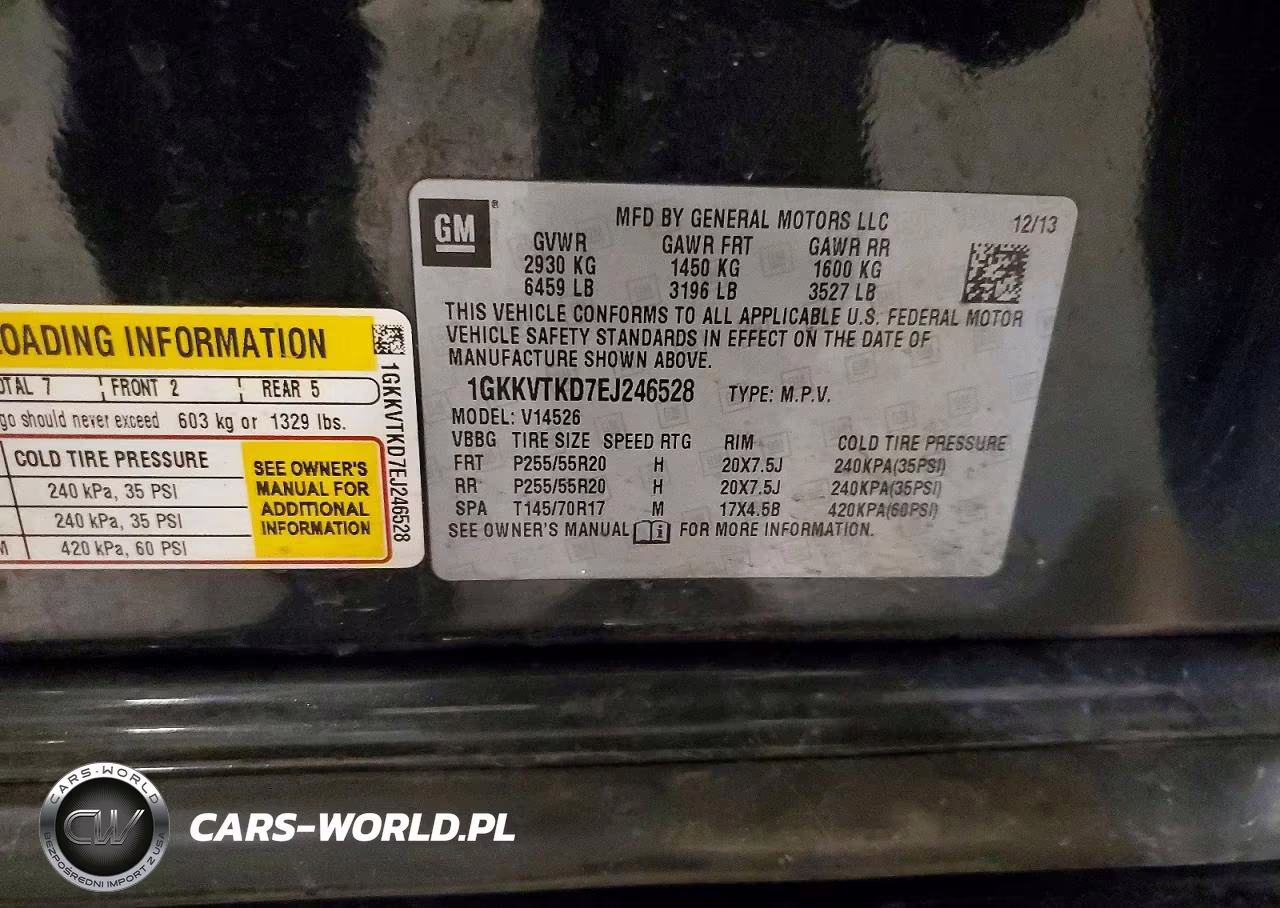 2014 GMC Acadia Denali VIN:1GKKVTKD7EJ246528 - 13