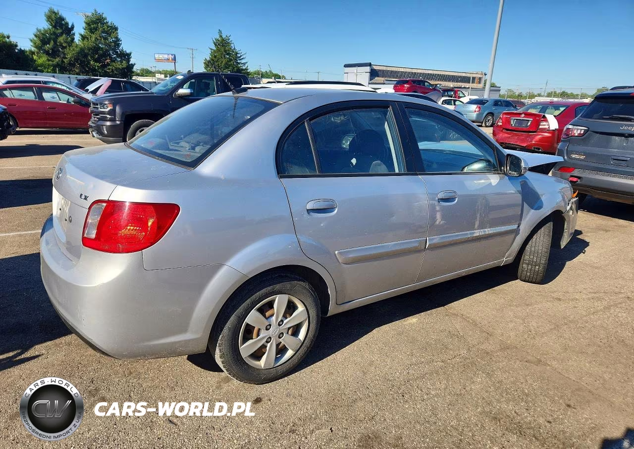 2011 Kia Rio Lx VIN:KNADH4A39B6921267 - 3