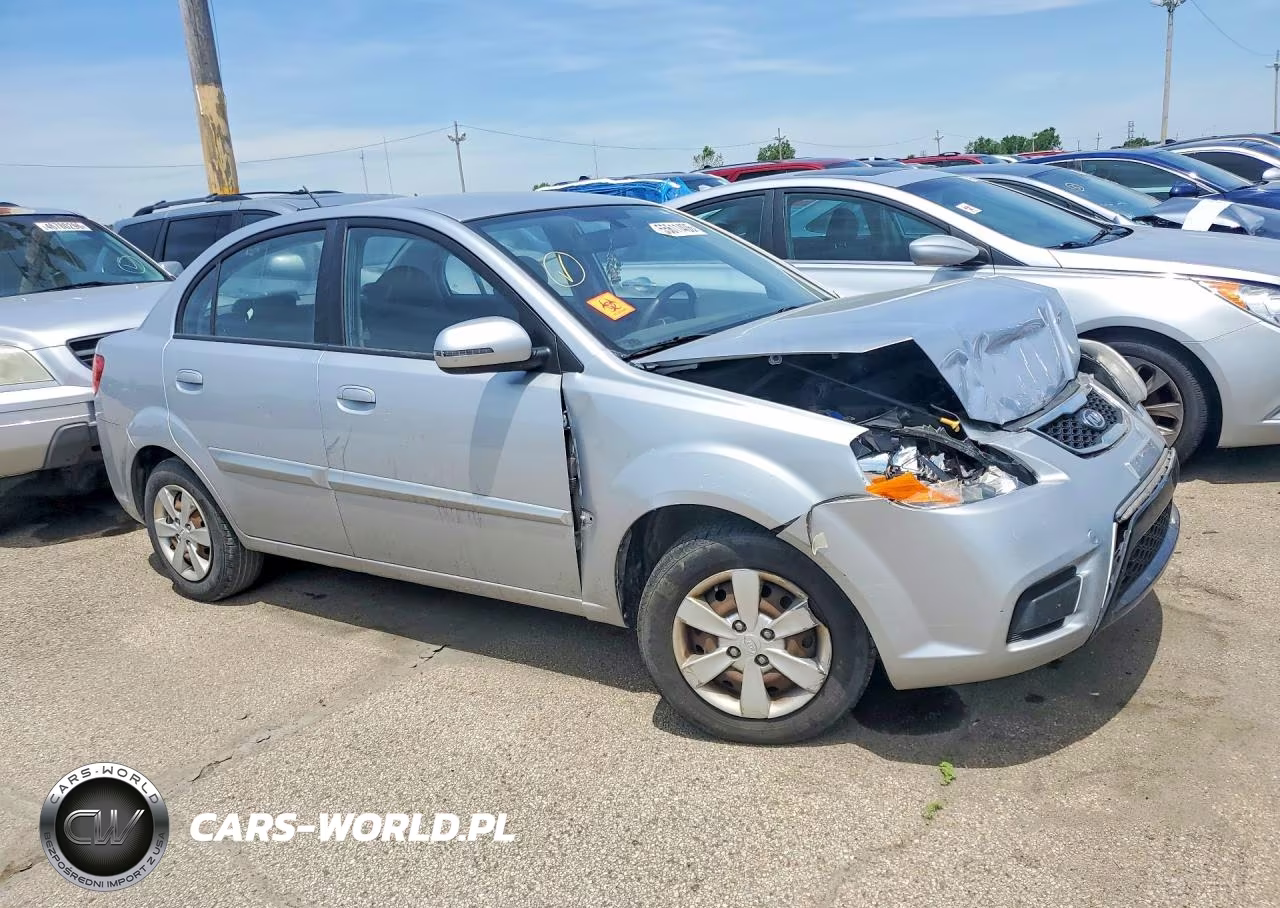 2011 Kia Rio Lx VIN:KNADH4A39B6921267 - 4