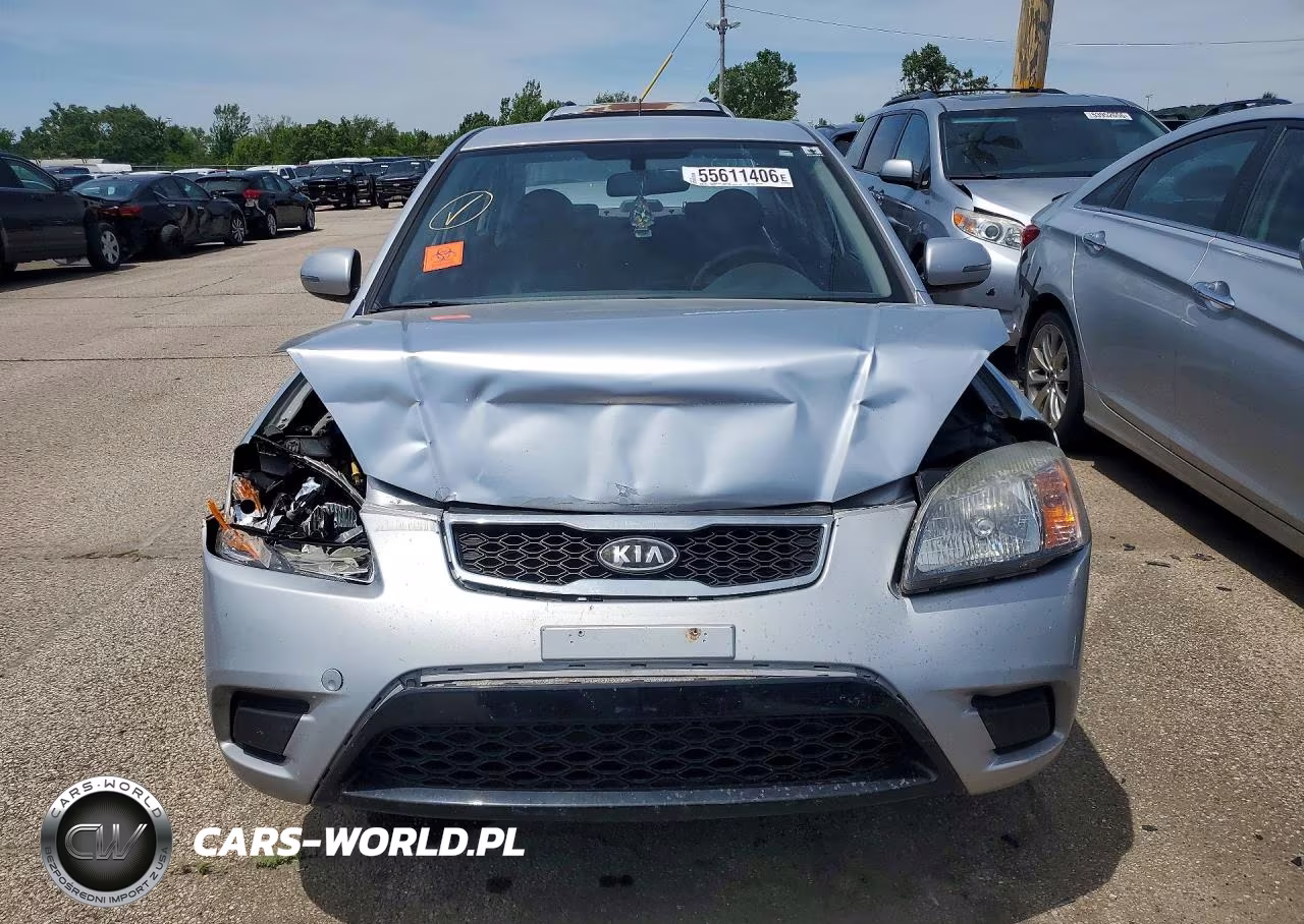 2011 Kia Rio Lx VIN:KNADH4A39B6921267 - 5