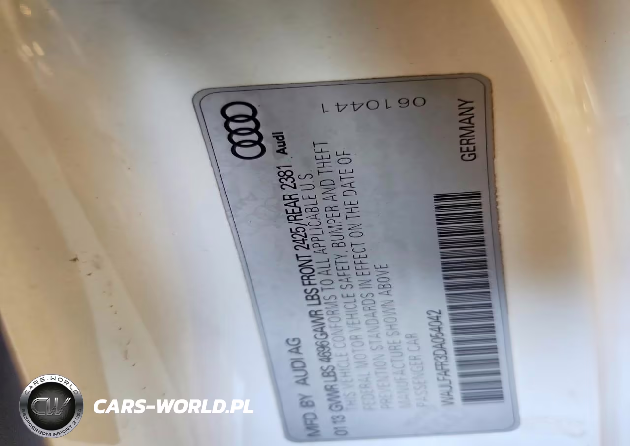 2013 Audi A5 Premium Plus VIN:WAULFAFR3DA054042 - 12