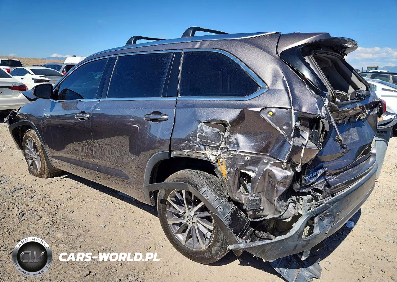 2018 Toyota Highlander Hybrid Xle VIN:5TDJGRFH3JS047247 - 2