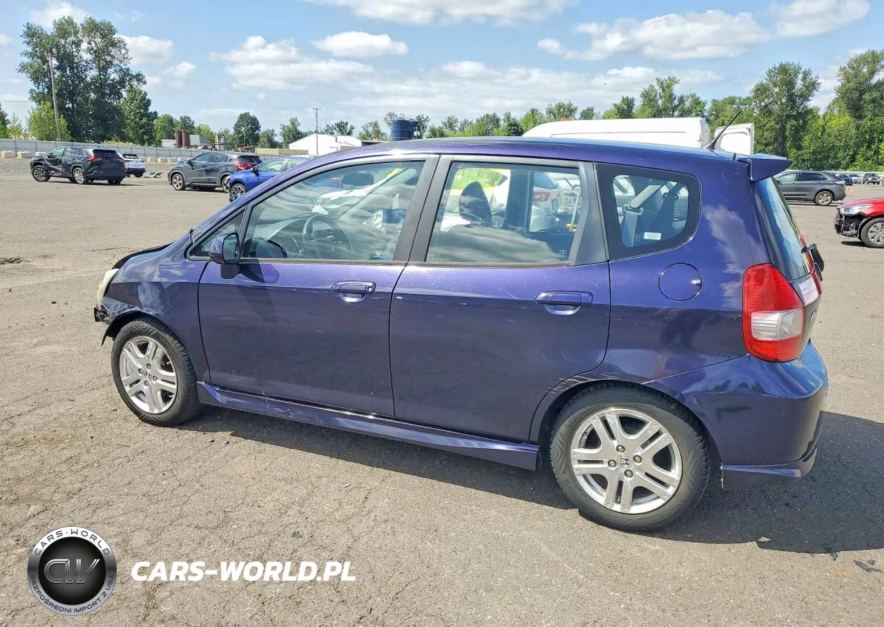 2008 Honda Fit Sport VIN:JHMGD37658S058313 - 2