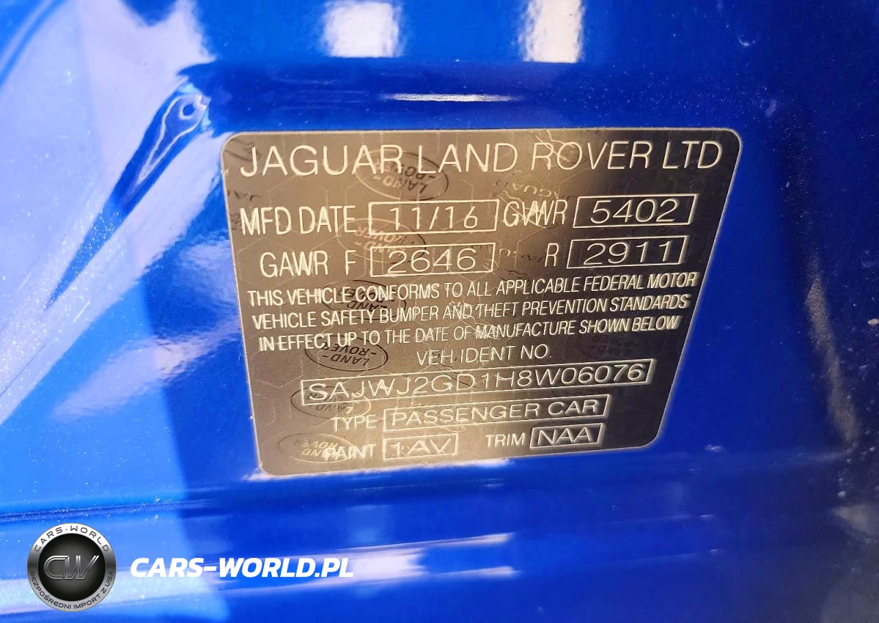 2017 Jaguar Xjl Portfolio VIN:SAJWJ2GD1H8W06076 - 12