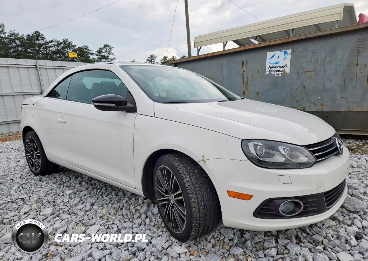 2014 Volkswagen Eos Komfort VIN:WVWBW8AH3EV000191 - 4