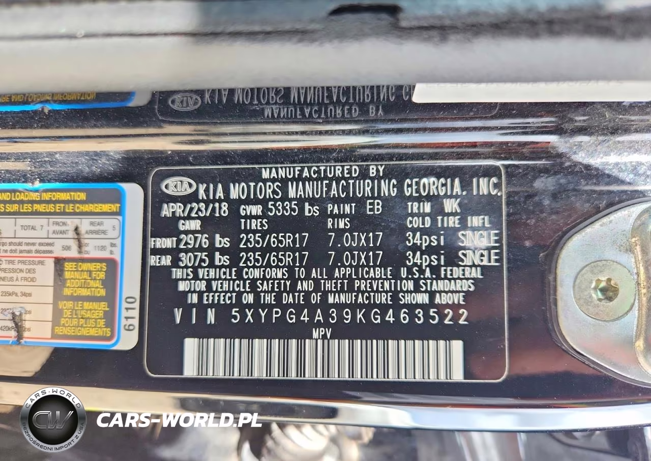 2019 Kia Sorento Lx VIN:5XYPG4A39KG463522 - 13