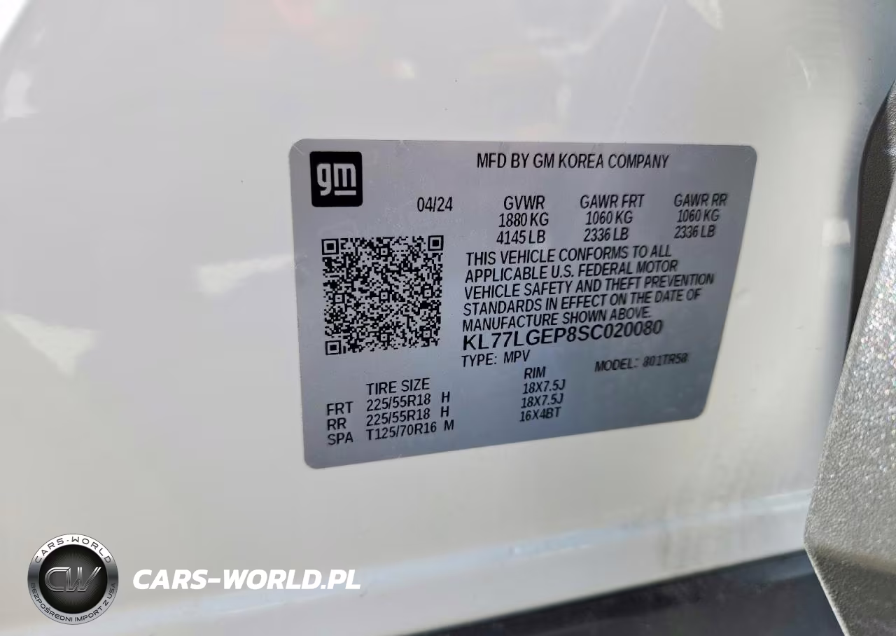 2025 Chevrolet Trax 1Rs VIN:KL77LGEP8SC020080 - 13