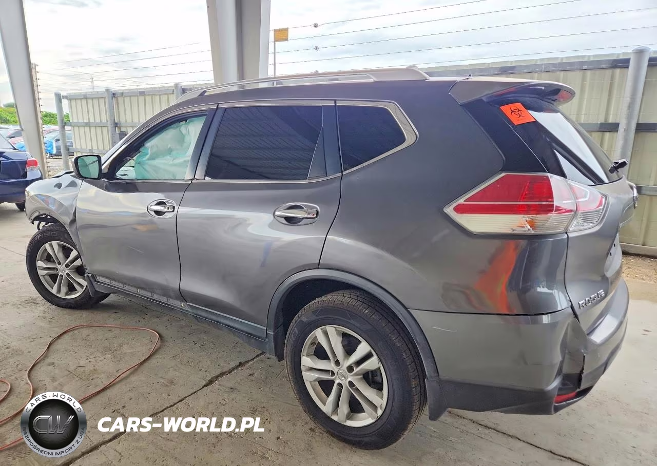 2015 Nissan Rogue Sv VIN:KNMAT2MT0FP583925 - 2