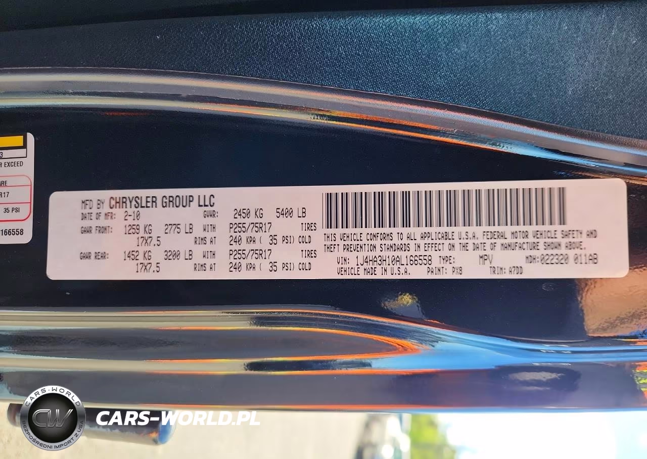 2010 Jeep Wrangler Unlimited Sport VIN:1J4HA3H10AL166558 - 13