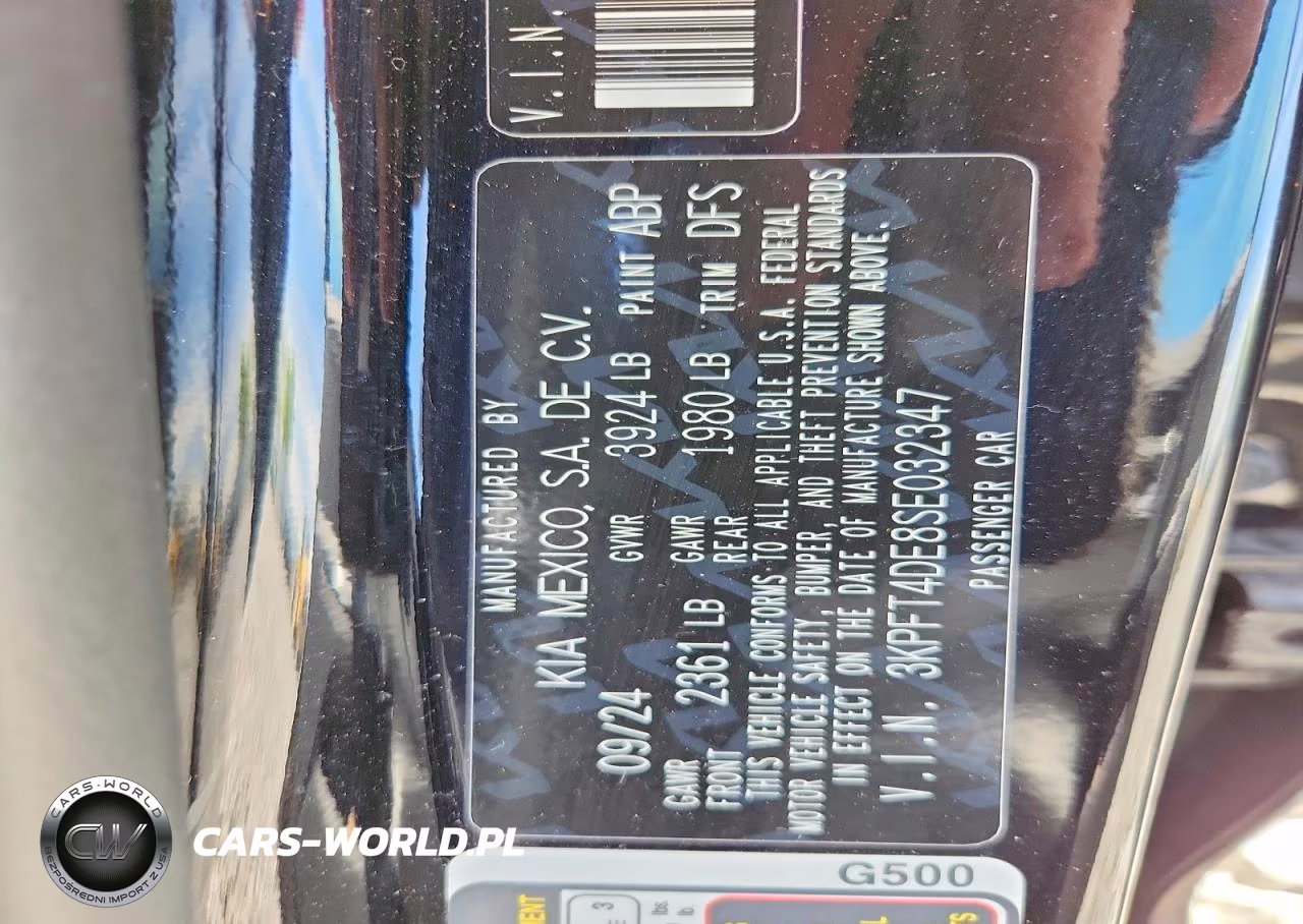 2025 Kia K4 Lxs VIN:3KPFT4DE8SE032347 - 12