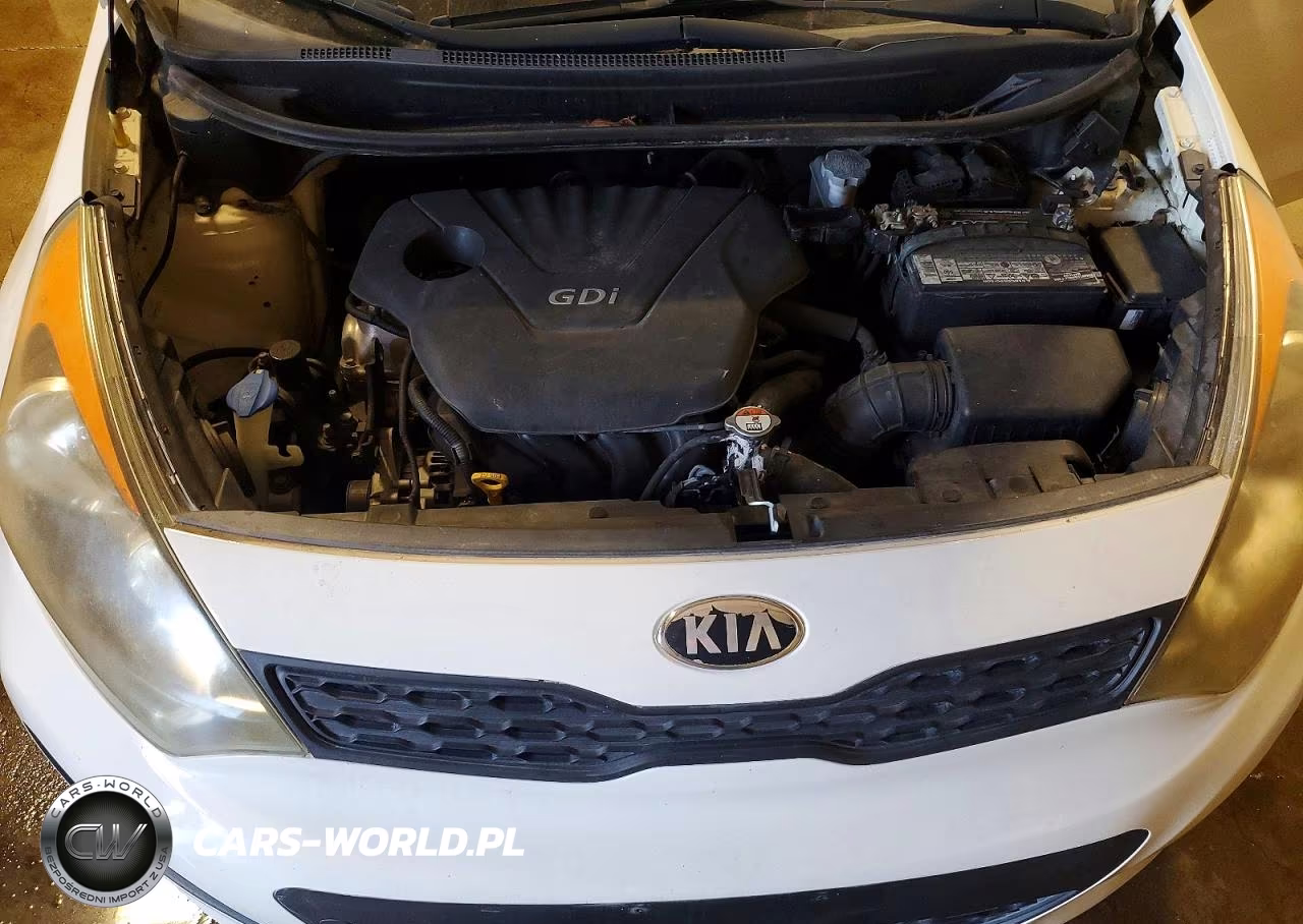 2013 Kia Rio Lx VIN:KNADM5A3XD6301080 - 11