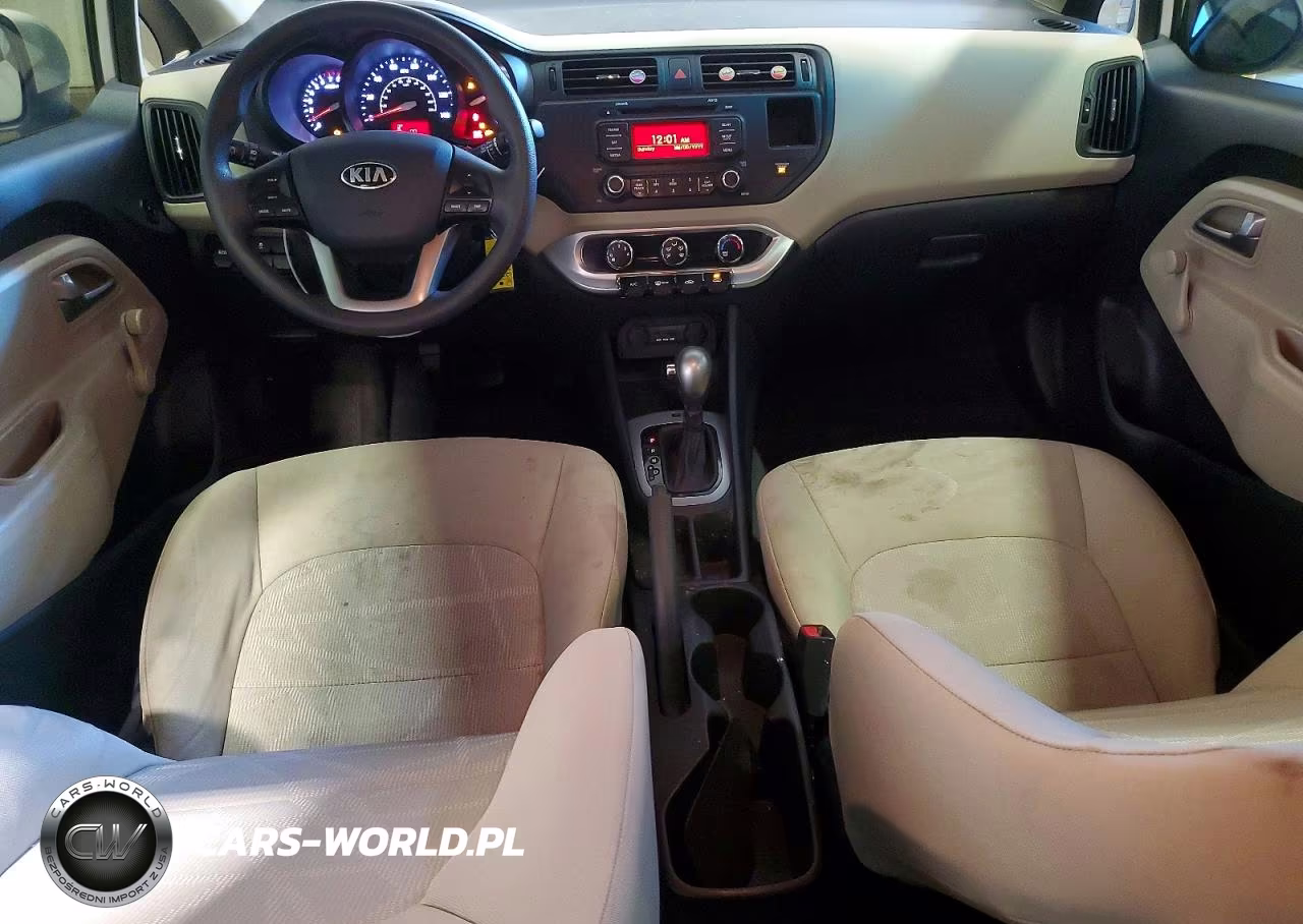2013 Kia Rio Lx VIN:KNADM5A3XD6301080 - 8