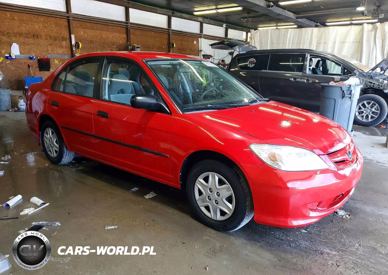 2005 Honda Civic Dx Vp VIN:1HGES16325L001861 - 4