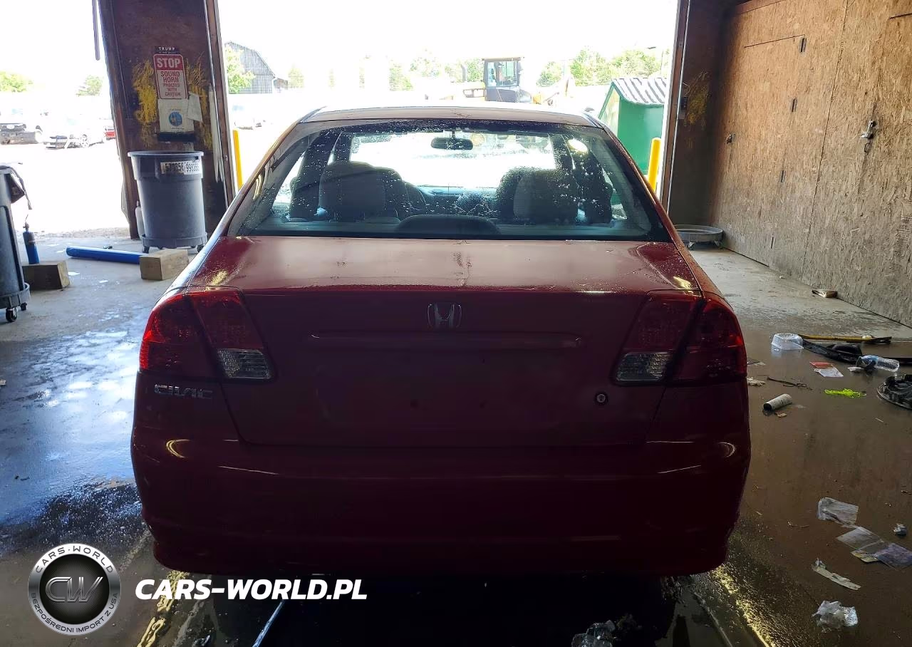 2005 Honda Civic Dx Vp VIN:1HGES16325L001861 - 6