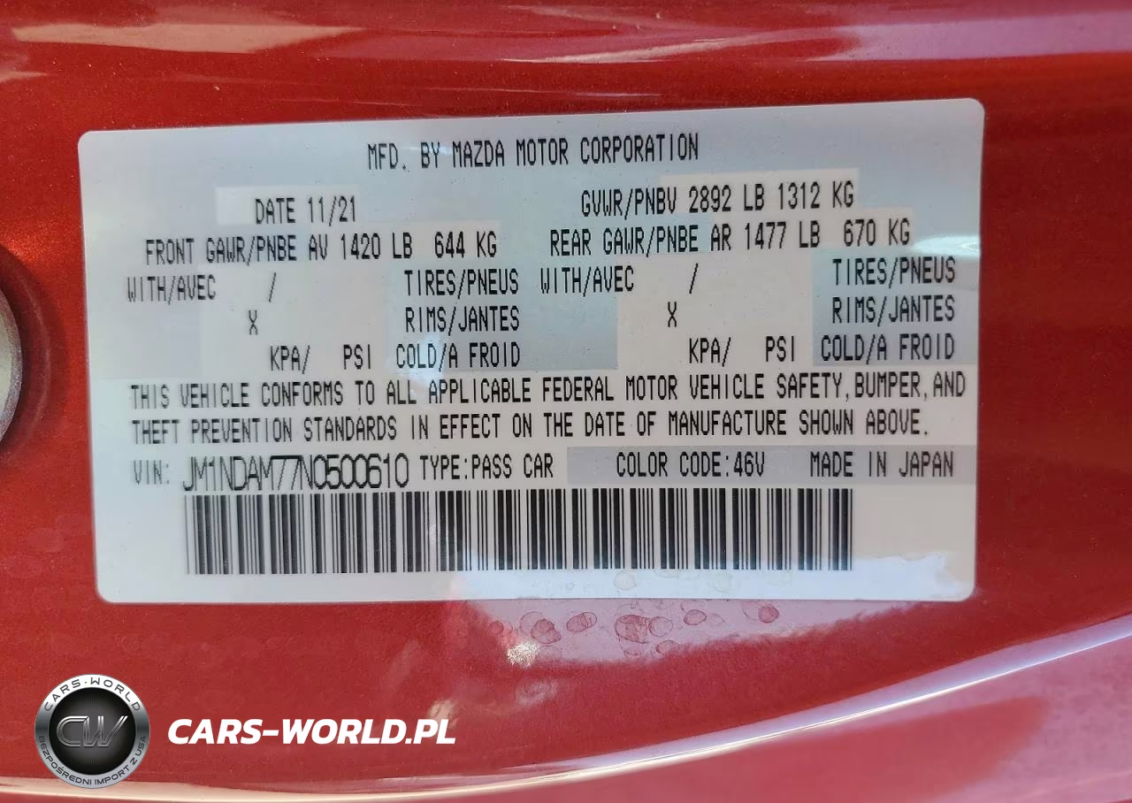 2022 Mazda Mx-5 Miata Grand Touring VIN:JM1NDAM77N0500610 - 12