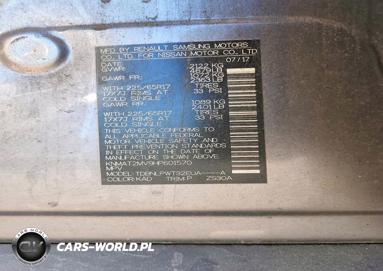 2017 Nissan Rogue S VIN:KNMAT2MV9HP601570 - 13