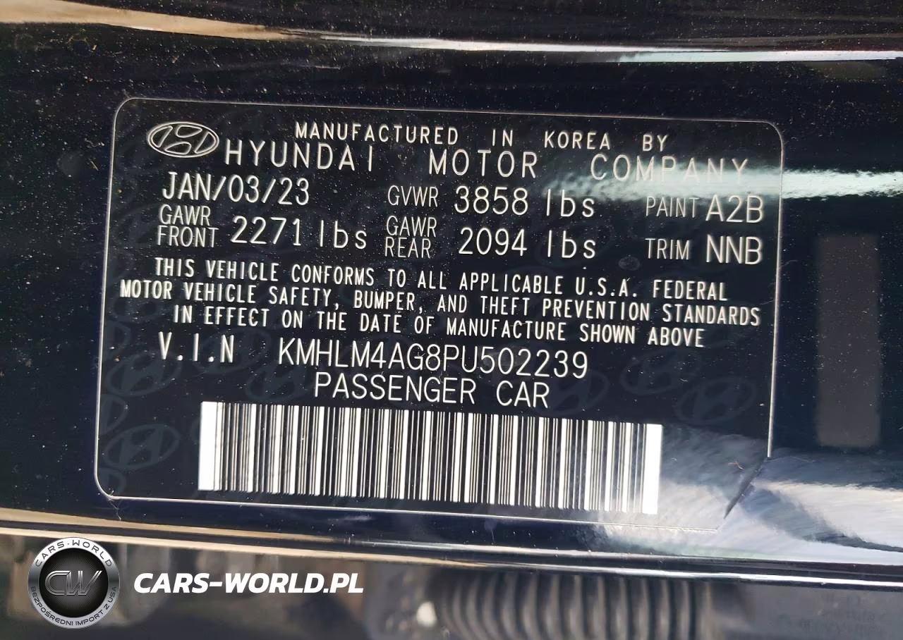 2023 Hyundai Elantra Sel VIN:KMHLM4AG8PU502239 - 12