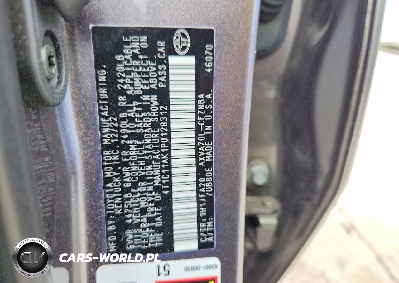 2023 Toyota Camry Le VIN:4T1C11AK1PU128312 - 13