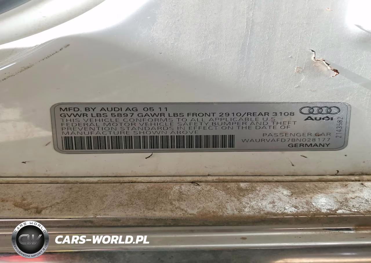 2011 Audi A8 L Quattro VIN:WAURVAFD7BN028177 - 12