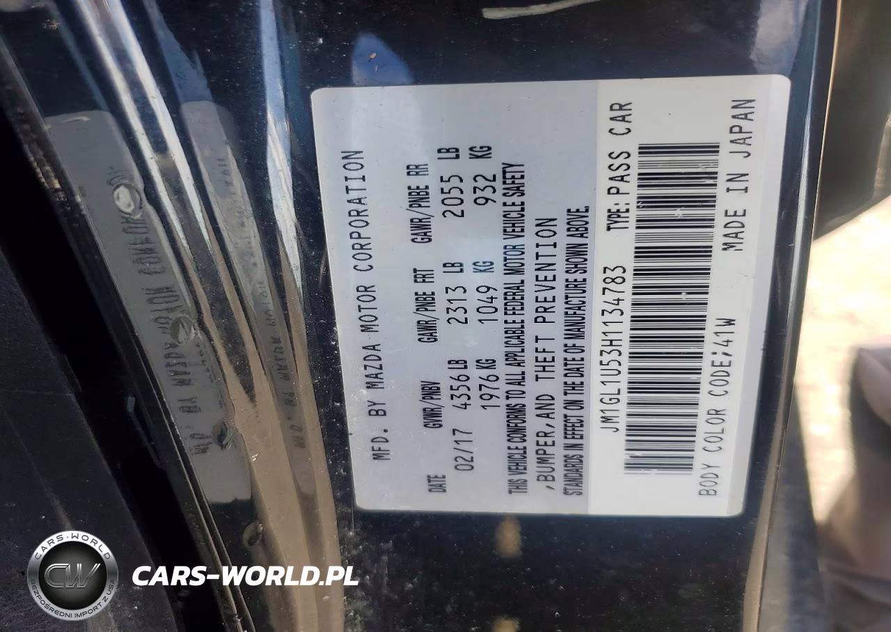 2017 Mazda 6 Sport VIN:JM1GL1U53H1134783 - 12
