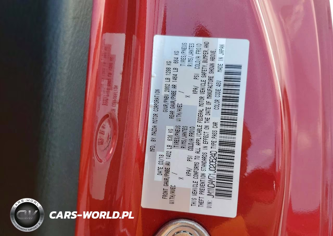 2018 Mazda Mx-5 Miata Grand Touring VIN:JM1NDAM71J0205240 - 12