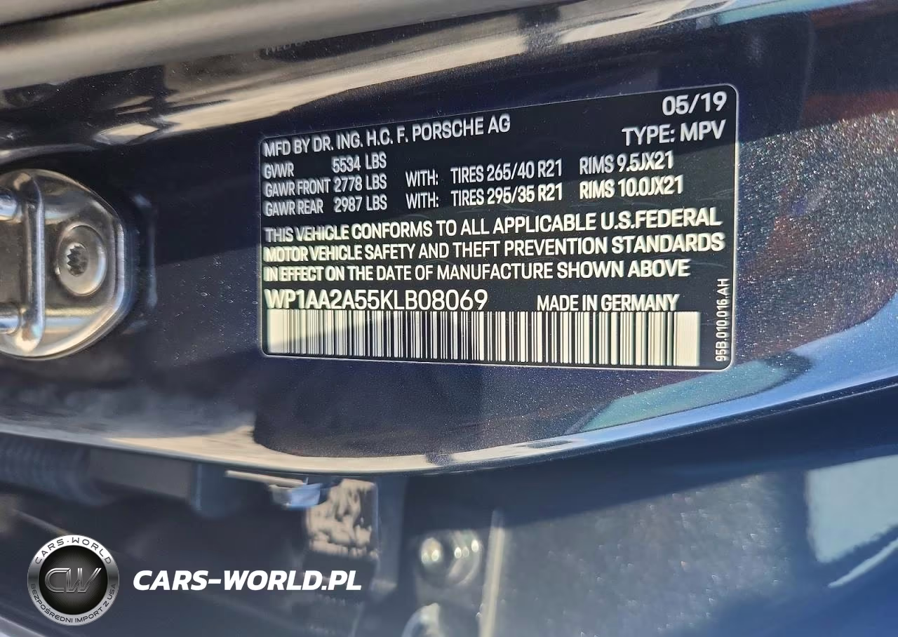 2019 Porsche Macan VIN:WP1AA2A55KLB08069 - 13