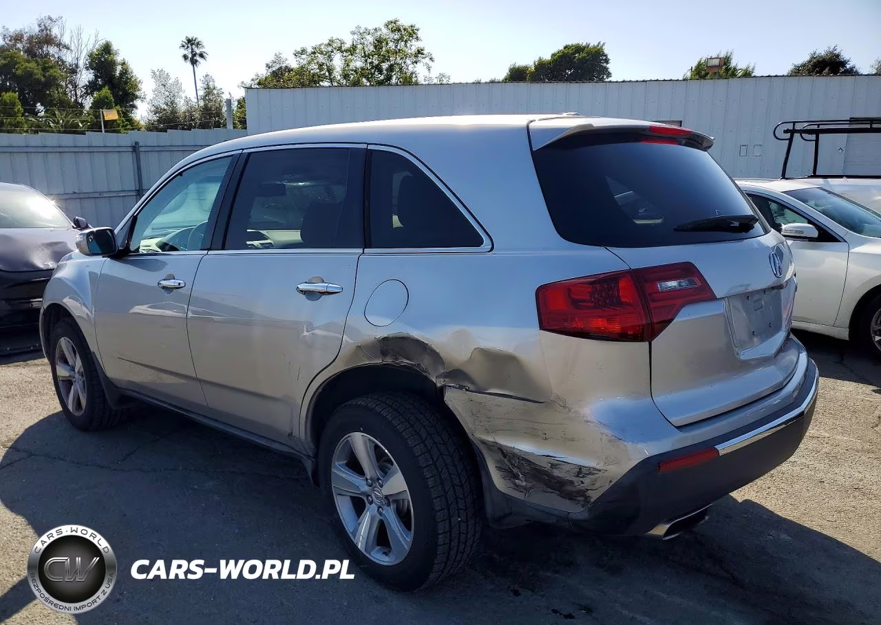 2013 Acura Mdx VIN:2HNYD2H21DH505212 - 2