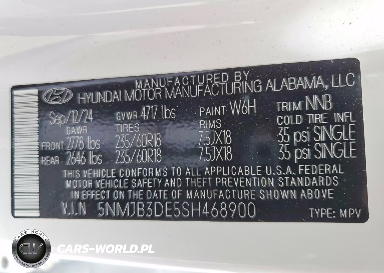 2025 Hyundai Tucson Sel VIN:5NMJB3DE5SH468900 - 14